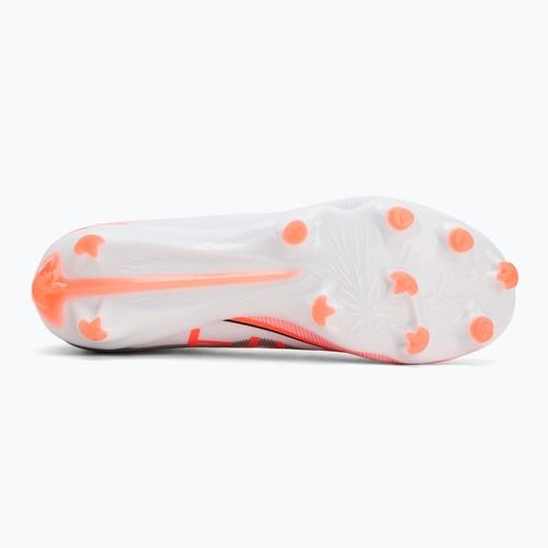Férfi futballcipő PUMA Ultra 5 Match FG/AG puma fehér/puma fekete/izzó piros