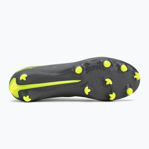 Férfi futballcipő PUMA Ultra 5 Play+ FG/AG matt öregedő ezüst/sárga riasztás/puma öregedő ezüst
