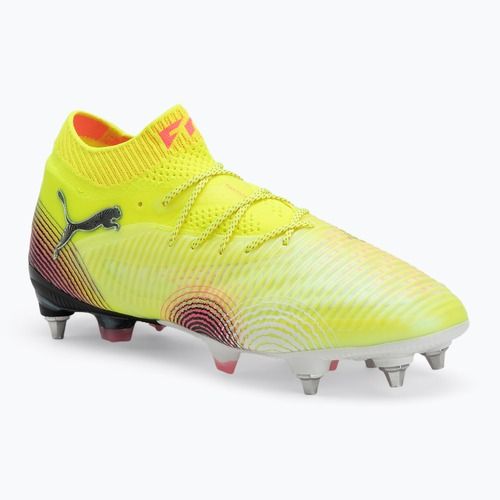 Férfi futballcipő PUMA Future 8 Ultimate MxSG sárga riasztás/puma fekete/sun struck