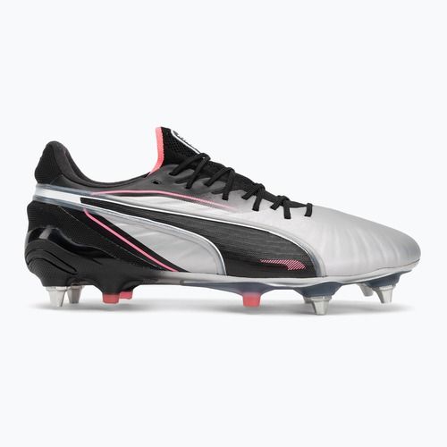 PUMA King Ultimate MxSG férfi futballcipő puma ezüst/puma fekete/sun struck/puma fehér