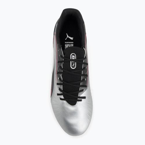 PUMA King Match FG/AG férfi futballcipő puma ezüst/puma fekete/napsütötte/napsütötte/puma fehér