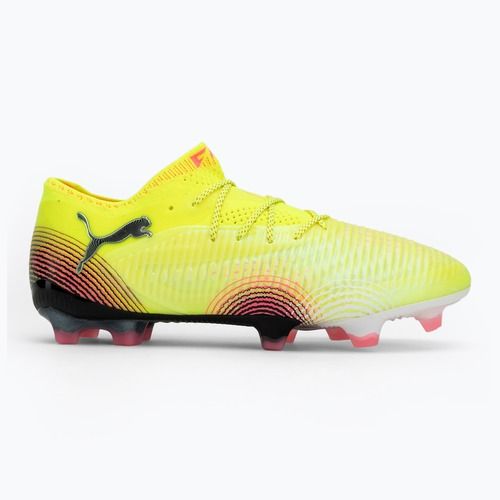Férfi futballcipő PUMA Future 8 Ultimate Low FG sárga riasztás/puma fekete/napsütötte