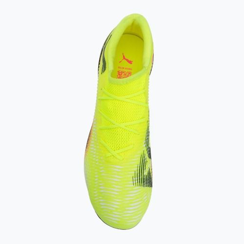 Férfi futballcipő PUMA Future 8 Match Low FG/AG sárga riasztás/ puma fekete/ sun struck