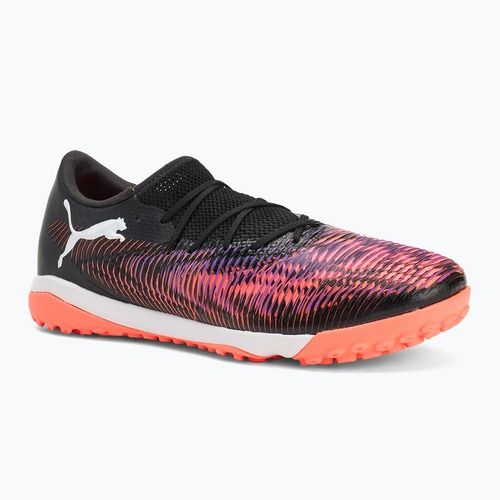 Férfi futballcipő PUMA Future 8 Match Low TT puma fekete/ puma fehér/ izzó piros