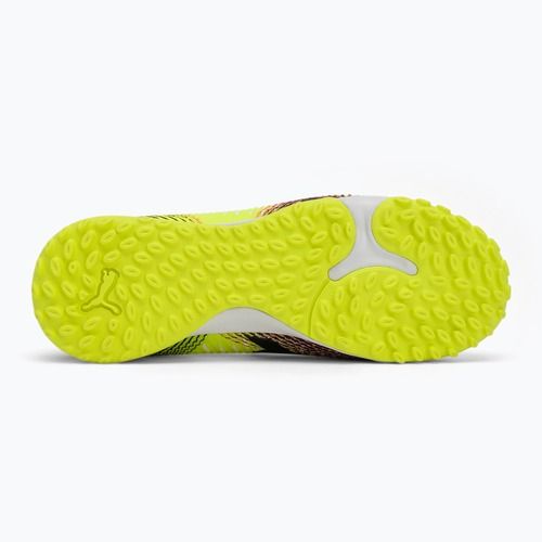 Gyermek futballcipő PUMA Future 8 Match TT + Mid sárga riasztás/ puma fekete/ sun struck