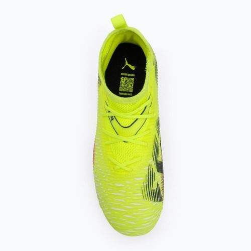 Gyermek futballcipő PUMA Future 8 Match TT + Mid sárga riasztás/ puma fekete/ sun struck