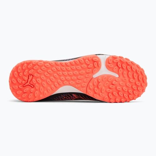 Gyermek futballcipő PUMA Future 8 Play TT + Mid puma fekete/ puma fehér/ izzó piros