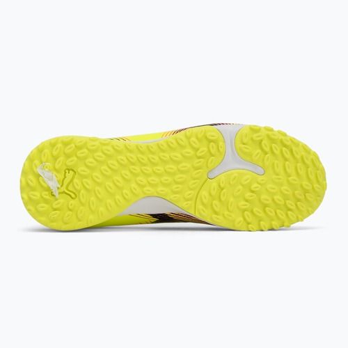 Gyermek futballcipő PUMA Future 8 Play TT + Mid sárga riasztás/ puma fekete/ sun struck