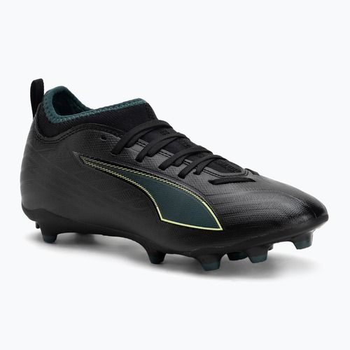 PUMA Ultra 6 Match FG/AG Jr gyermek futballcipő puma fekete/fizzy light/zöld terep