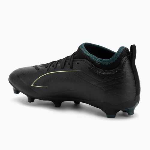 PUMA Ultra 6 Match FG/AG Jr gyermek futballcipő puma fekete/fizzy light/zöld terep