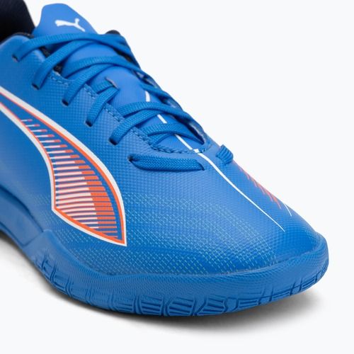 PUMA Ultra 6 Play It Jr gyermek focicipő ultra kék/puma fehér/izzó piros