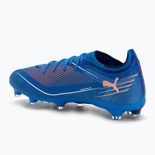PUMA Ultra 6 Pro FG/AG férfi futballcipő ultra kék/puma fehér/izzó piros