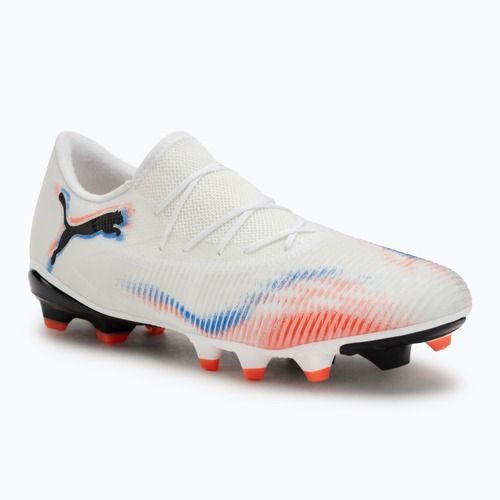 Férfi futballcipő PUMA Future 8 Match Low FG/AG puma fehér/puma fekete/izzó piros