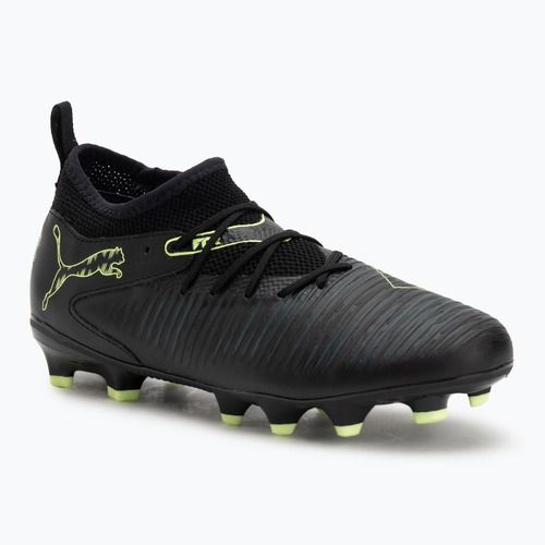 PUMA Future 8 Match FG/AG Jr gyermek futballcipő puma fekete/fizzy light/zöld terep