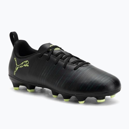 PUMA Future 8 Play FG/AG Jr gyermek futballcipő puma fekete/fizzy light/zöld terep