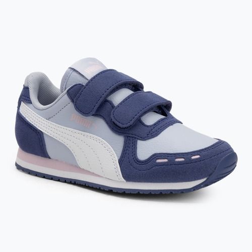 PUMA Cabana Racer SL 20 V PS hűvös időjárás/puma fehér/kék kristály/rózsaszín lila junior cipő