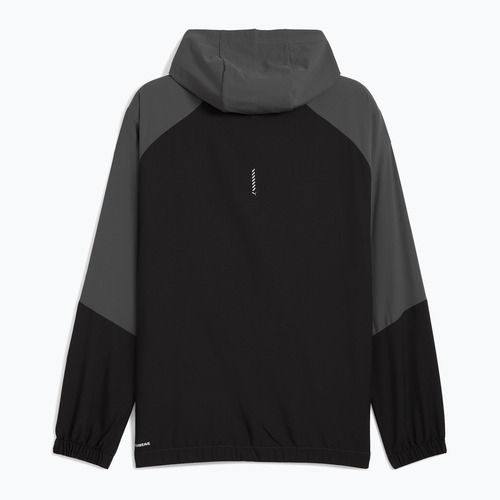 Férfi futódzseki PUMA Run Ultraweave kapucnis dzseki szürke szürkésszürke