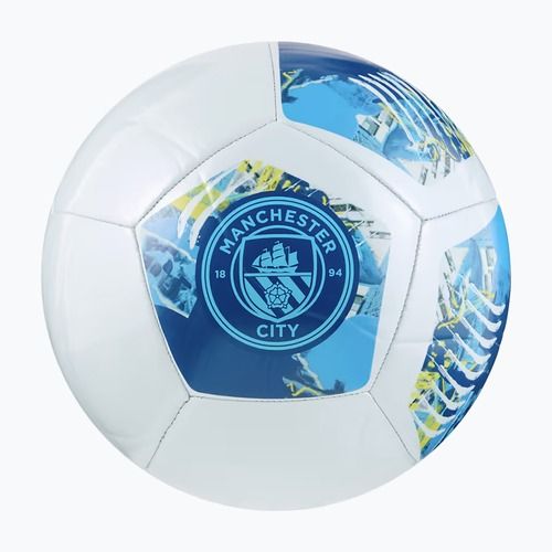 PUMA MCFC ftblNRGY égszínkék/világos aqua 5. méretű labdarúgás