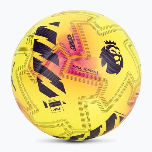 PUMA Orbita Ultimate PL Lights FIFA Quality fluo sárga/multicolor labdarúgó méret 5