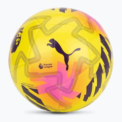 PUMA Orbita Cup PL Lights fluo sárga/multicolor 4-es méretű futballcipő