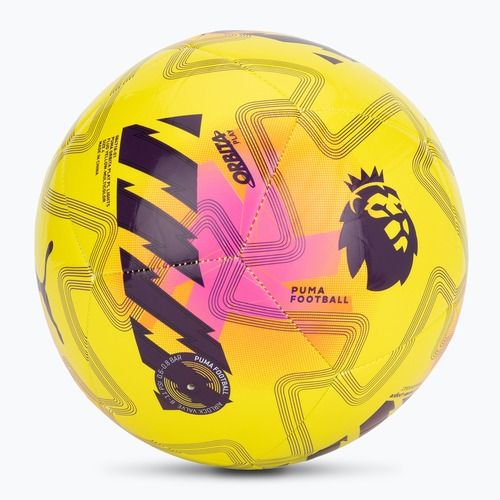 PUMA Orbita Cup PL Lights fluo sárga/multicolor 4-es méretű futballcipő