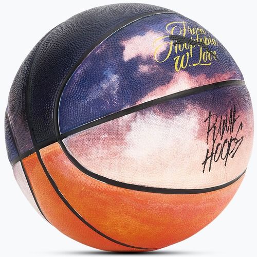 PUMA Hooptopia Sunset kosárlabda láng narancssárga/puma fekete/többszínű 7-es méret