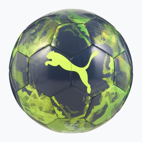 PUMA Cup Football Graphic sárga riasztás/zöld csillogás/galaktikus szürke méret 5