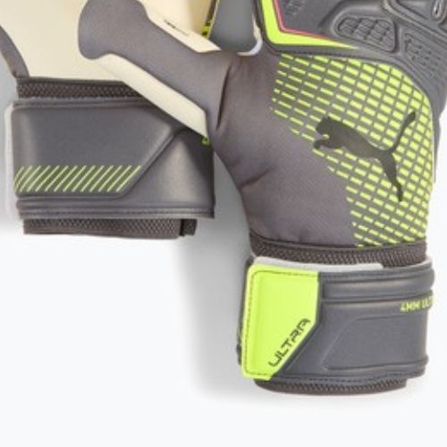PUMA Ultra Pro NC matt öregített ezüst/sárga riasztás kapuskesztyű