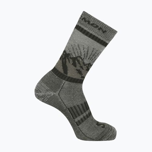 Salomon Retro Wool aloe/martini oliva zokni