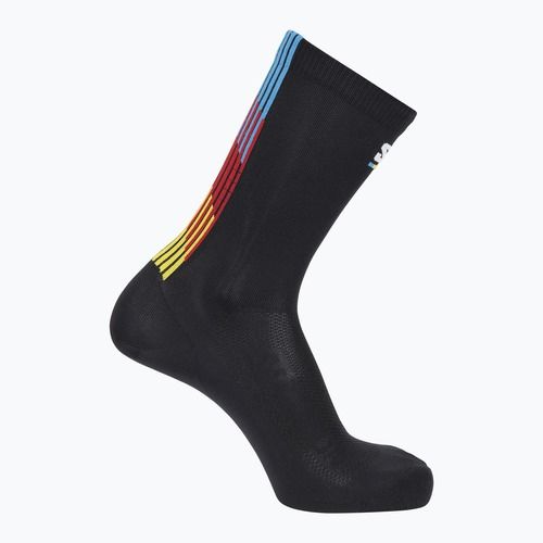 Salomon Pulse Race Flag Crew zokni fekete