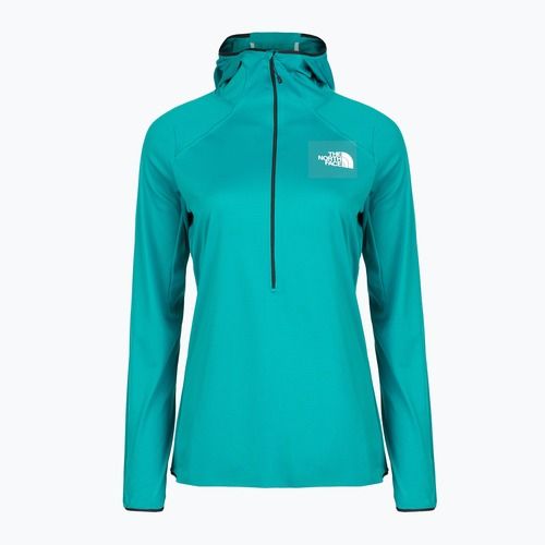 Női trekking pulóver The North Face Summit Direct Sun Hoodie mély teal színben