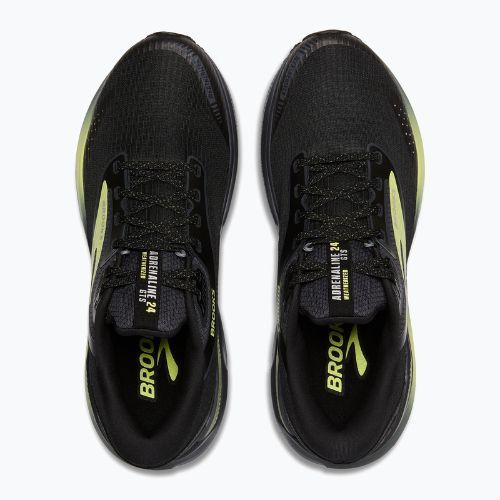Férfi futócipő Brooks Adrenaline GTS 24 Weatherized fekete/ebony/új sárga