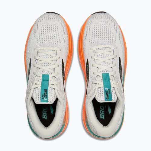 Brooks Ghost Max 2 férfi futócipő oyster mushroom/narancs/teal
