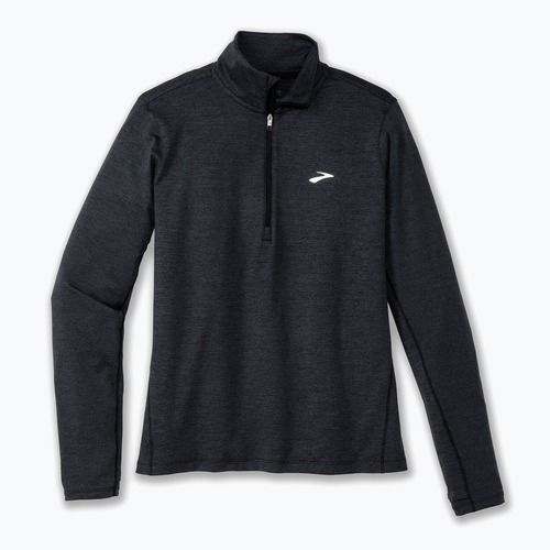 Női futó hosszú ujjú Brooks Dash 1/2 Zip 2.0 htr fekete