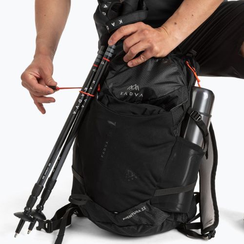 KADVA Aventura 22 l fekete túrahátizsák