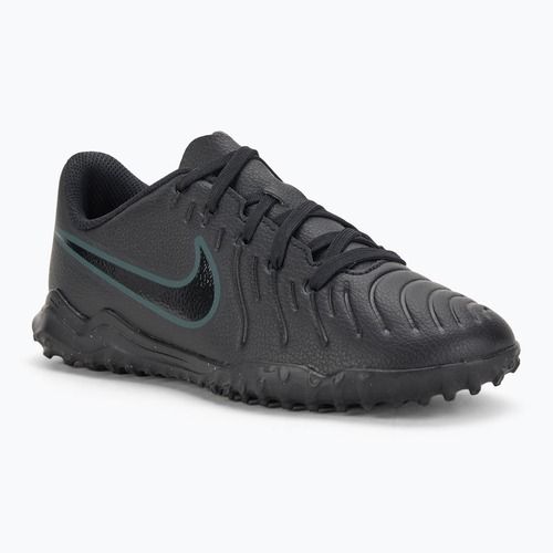 Nike Tiempo Legend 10 Club TF gyermek labdarúgócipő fekete/fekete deep jungle