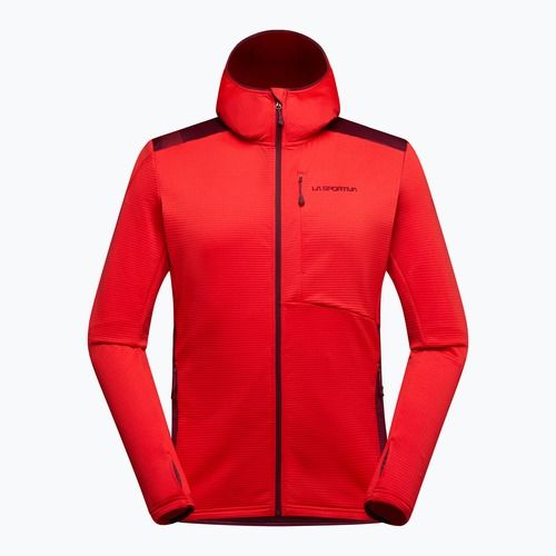 Férfi La Sportiva Chill Thermal Hoody mountain red / redwood trekking melegítő pulóver