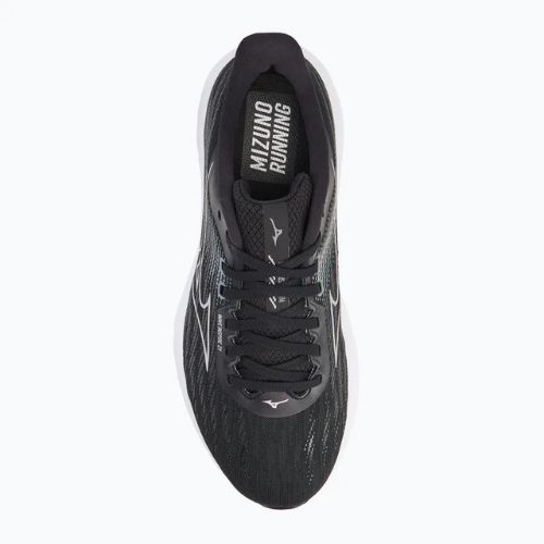 Férfi futócipő Mizuno Wave Inspire 21 2E fekete/ezüst/metál szürke