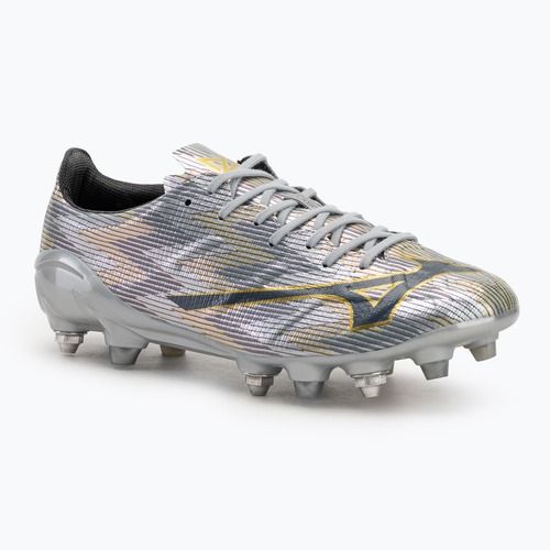 Férfi futballcipő Mizuno α II Japan Mix galaxy silver/8605 c/gold