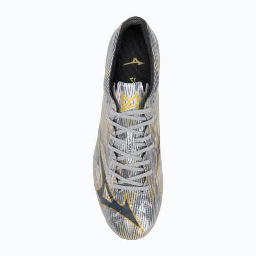 Férfi futballcipő Mizuno α II Japan Mix galaxy silver/8605 c/gold
