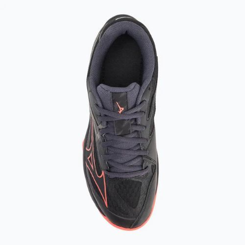 Mizuno Thunder Blade Z röplabdacipő fekete/neonlámpa/páva kék