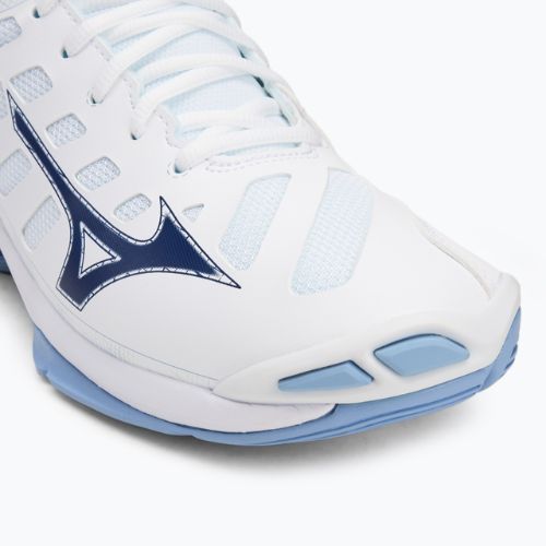 Mizuno Wave Voltage 2 Mid röplabda cipő fehér/kék/bel air kék/bel air kék