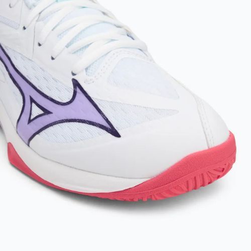 Mizuno Thunder Blade Z fehér/ibolya indigó/kaméleon rózsaszín röplabdacipő