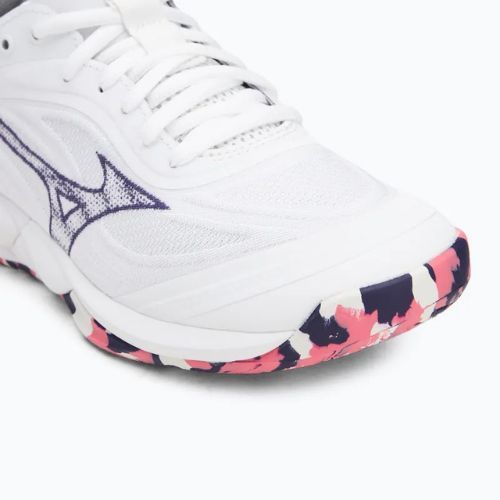 Mizuno Wave Luminous 3 röplabdacipő fehér/ibolya indigó/camellia rose