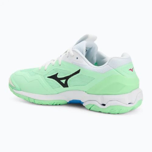 Mizuno Wave Stealth 6 neo menta/fekete/határkék cipő
