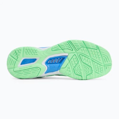 Mizuno Wave Stealth 6 neo menta/fekete/határkék cipő