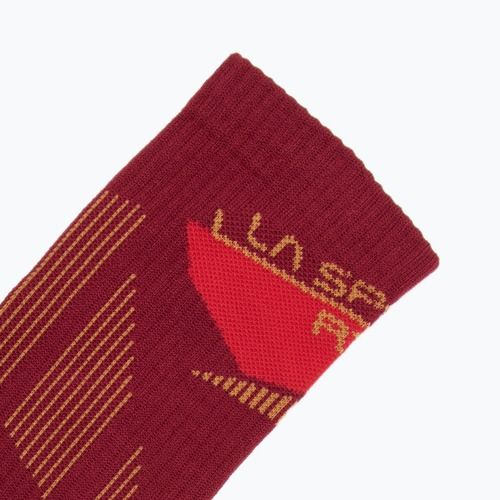 La Sportiva Outdoor Fun piros fa/hegyvidéki piros zokni