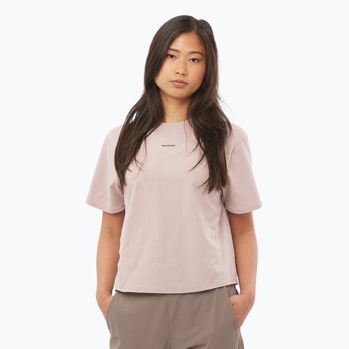 Női Salomon Trackline Tee SS póló etherea Női Salomon Trackline Tee SS póló etherea