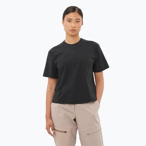 Női Salomon Trackline Tee SS mély fekete