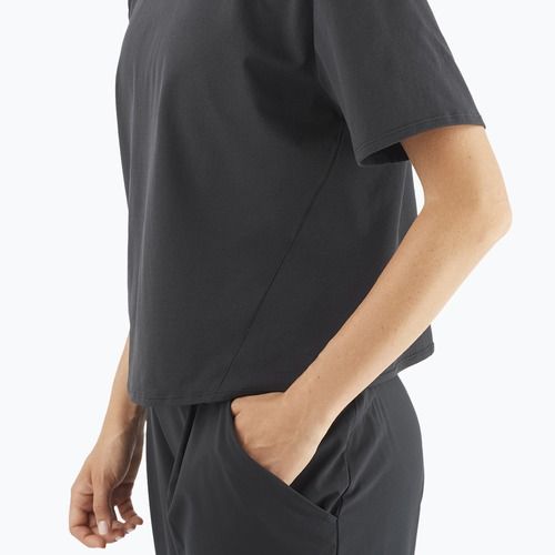 Női Salomon Trackline Tee SS mély fekete